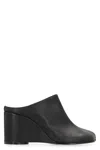 Mm6 Maison Margiela Womens Mm6 Anatomic Slipper Leather Wedge Heel