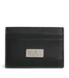Mm6 Maison Margiela Leather Numeric Card Holder In Black