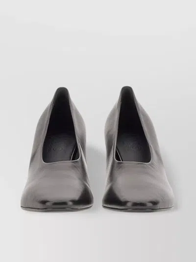 Mm6 Maison Margiela Leather Pointed Toe Pumps