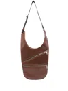 Mm6 Maison Margiela Leather Shoulder Bag In Brown