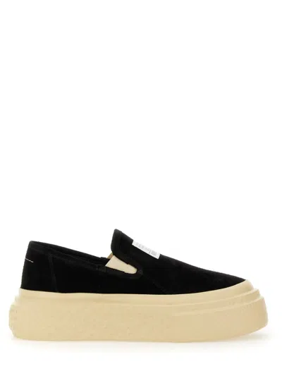 MM6｜SLIP-ONS (S59WR0093 P5246 T8013) Mm6 Maison Margiela Mm6 By Maison Margiela Leather Sneakers