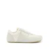 Mm6 Maison Margiela White Leather And Suede Sneaker In White
