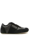 Mm6 Maison Margiela Womens Mm6 Anatomic Leather Low-top Trainers In Black