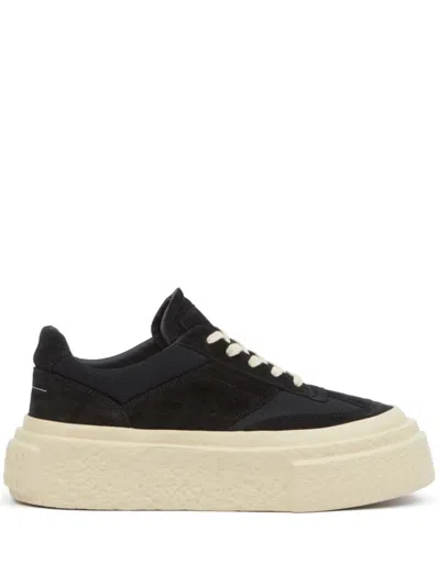 MM6 MAISON MARGIELA LEATHER SNEAKERS