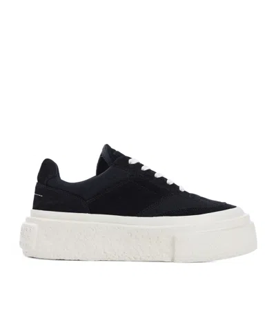 Mm6 Maison Margiela Leather Sneakers In White
