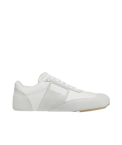 Mm6 Maison Margiela Leather Sneakers In White