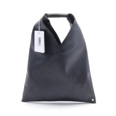 Pre-owned Mm6 Maison Margiela Leather Tote Bag () In Black