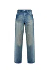 Mm6 Maison Margiela Light Blue Cotton Jeans In Blue