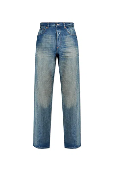Mm6 Maison Margiela Light Blue Cotton Jeans