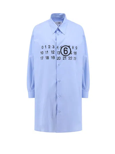 Mm6 Maison Margiela Light Blue Cotton Shirt