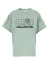 Mm6 Maison Margiela Mm6 X Salomon Ribbed Graphic T-shirt In Green