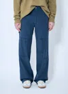 Mm6 Maison Margiela Lightweight Cargo Pants In Blue