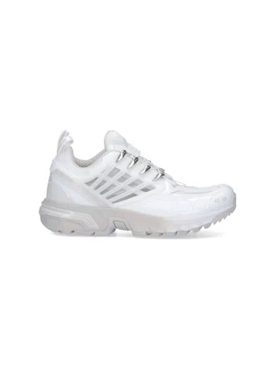 Mm6 Maison Margiela Lightweight Contrast-panel Sneaker For Women In Yellow