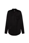 MM6 MAISON MARGIELA LINING LOOK TWO-WAY BUTTON-UP SHIRT