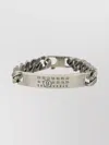 Mm6 Maison Margiela Link Chain Bracelet Engraved Detail