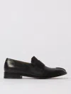 Mm6 Maison Margiela Numeric Signature Leather Loafers In Black
