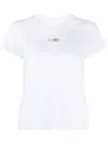 Mm6 Maison Margiela Mm6 By Maison Margiela Numeric Cotton Jersey T-shirt In White