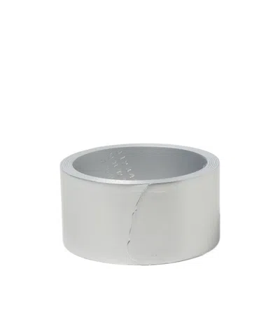 Mm6 Maison Margiela Logo Bracelet In White