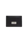 Mm6 Maison Margiela Logo Card Holder In Black