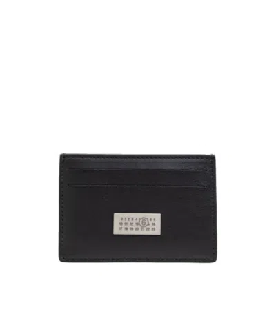 Mm6 Maison Margiela Logo Card Holder In Black