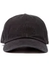 Mm6 Maison Margiela Logo Cotton Cap In Brown