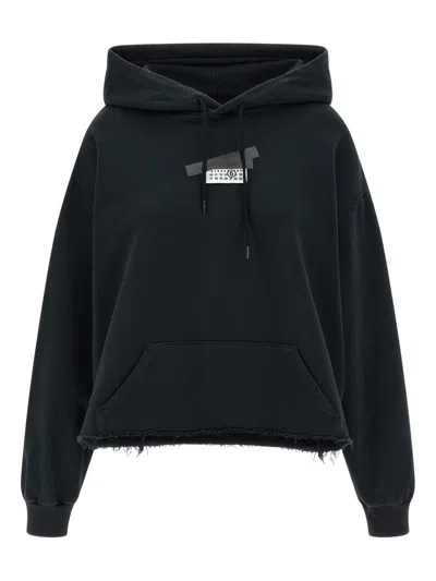 MM6 MAISON MARGIELA MM6 MAISON MARGIELA LOGO COTTON HOODIE
