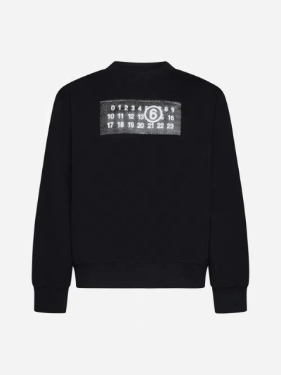 MM6 MAISON MARGIELA LOGO COTTON SWEATSHIRT