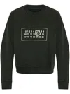 MM6 MAISON MARGIELA MM6 MAISON MARGIELA LOGO COTTON SWEATSHIRT