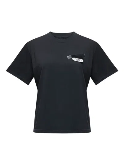 MM6 MAISON MARGIELA MM6 MAISON MARGIELA LOGO COTTON T-SHIRT