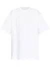Mm6 Maison Margiela Cotton T-shirt In White