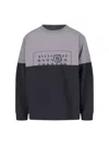 Mm6 Maison Margiela Numbers-motif Crew-neck Sweatshirt In Black