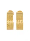 Mm6 Maison Margiela Numeric Signature Earrings Woman Gold-colored