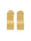 Mm6 Maison Margiela Numeric Signature Earrings Woman Gold-colored In Gold