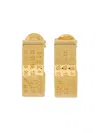 Mm6 Maison Margiela Numeric Signature Earrings Woman Gold-colored In Gold