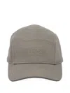 Mm6 Maison Margiela Logo-embroidered Baseball Cap In Gray