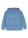 Mm6 Maison Margiela Little Kid's & Kid's Embroidered Logo Hoodie In Blue