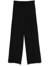 Mm6 Maison Margiela Logo-embroidered Track Pants In Black