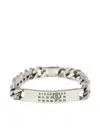 Mm6 Maison Margiela Silver Classic Chain Bracelet