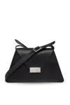 Mm6 Maison Margiela Leather Shoulder Bag In Nero