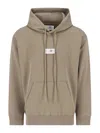 Mm6 Maison Margiela Numeric Logo Sweatshirt With Seven In Green