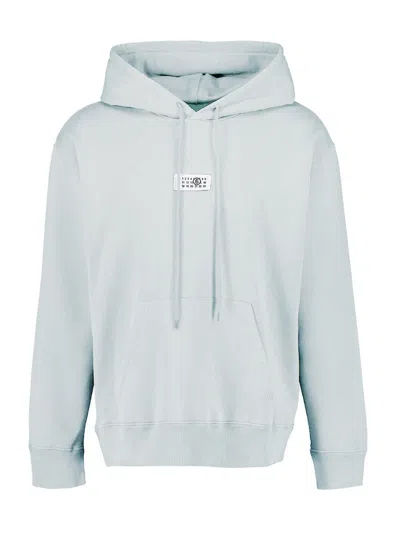 Mm6 Maison Margiela Logo Hoodie In Green
