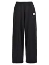 Mm6 Maison Margiela Logo Joggers In Black