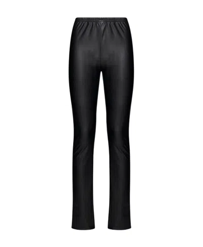 Mm6 Maison Margiela Logo Leggings In Black