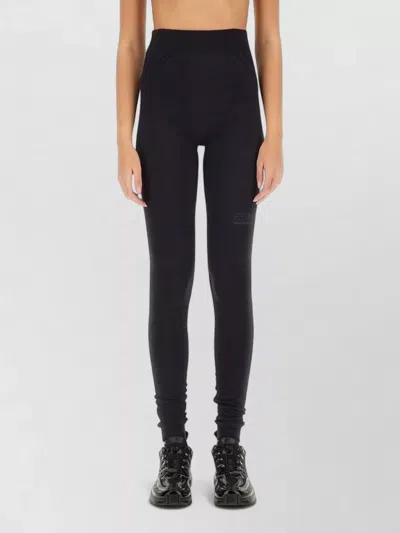 Mm6 Maison Margiela Logo Leggings Seamless Design Elastic Waistband