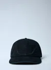 Mm6 Maison Margiela Logo Motif Baseball Cap In Black