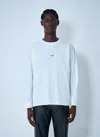 Mm6 Maison Margiela Logo Motif T-shirt In White