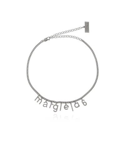 MM6 MAISON MARGIELA MM6 MAISON MARGIELA LOGO LETTERING NECKLACE