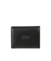 Mm6 Maison Margiela Logo-patch Bi-fold Wallet In Black