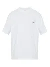 Mm6 Maison Margiela Logo-patch Cotton T-shirt In White