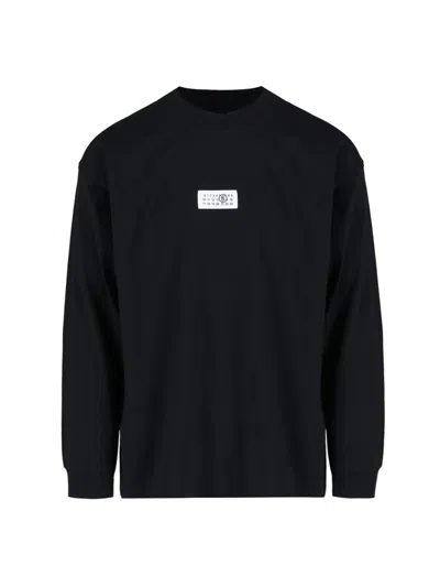 MM6 MAISON MARGIELA MM6 MAISON MARGIELA LOGO PATCH CREWNECK SWEATSHIRT